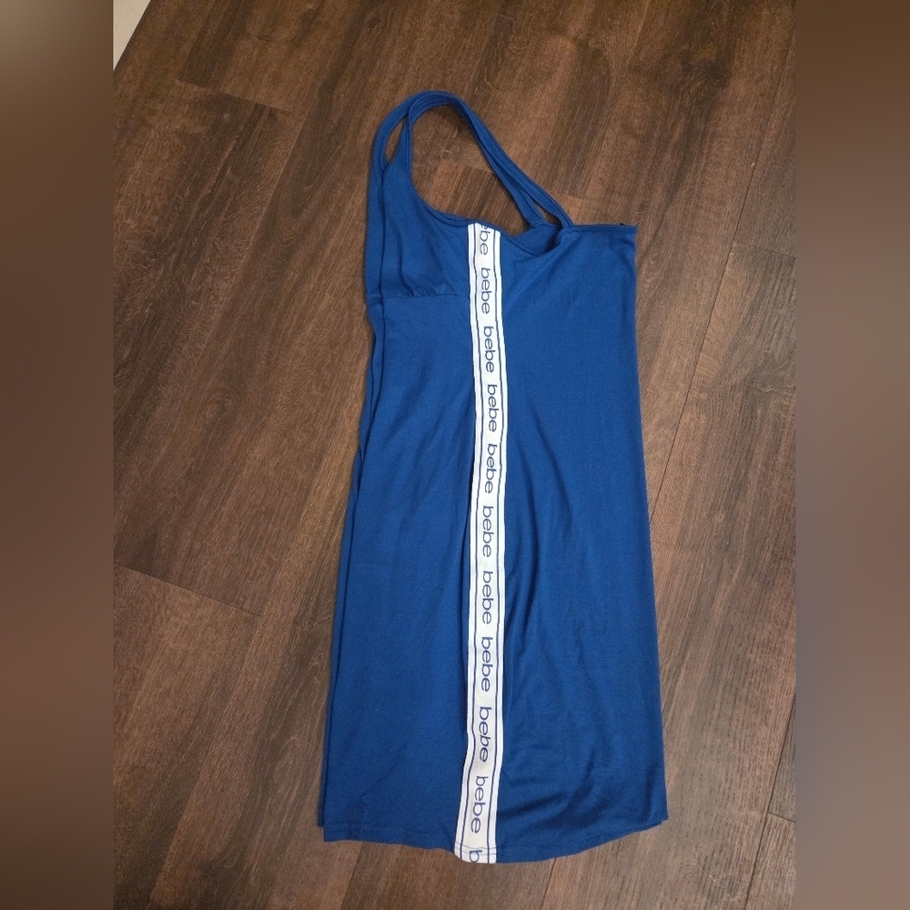 Blue Bebe Dress with Logo Strap